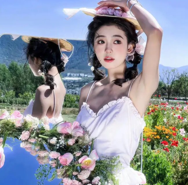 青苔花开